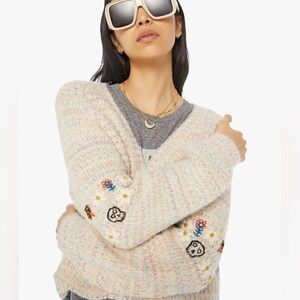 MOTHER- the raglan bell v neck cardigan